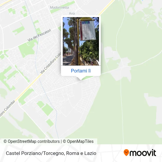 Mappa Castel Porziano/Torcegno