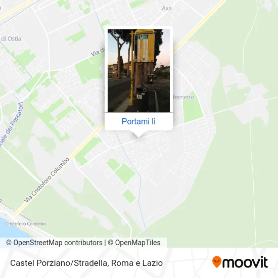Mappa Castel Porziano/Stradella