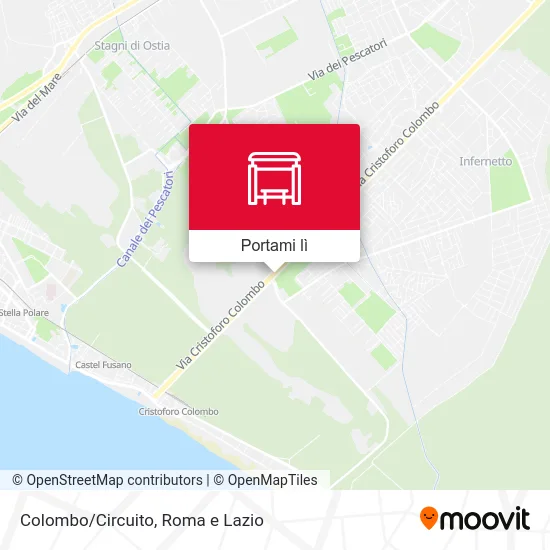 Mappa Colombo/Circuito