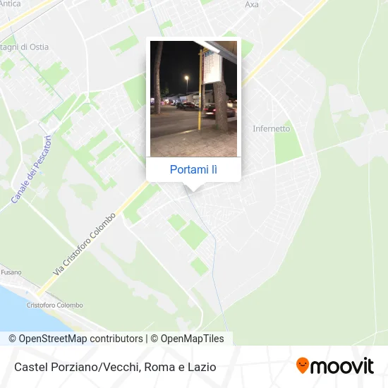 Mappa Castel Porziano/Vecchi