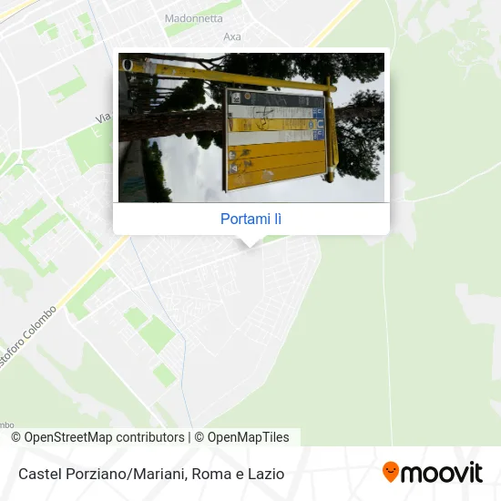 Mappa Castel Porziano/Mariani