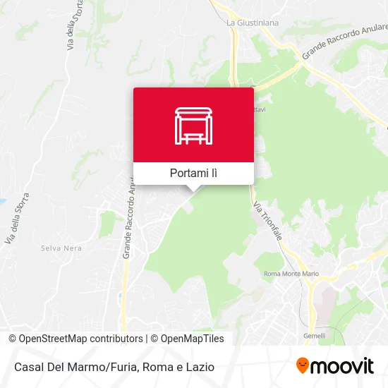 Mappa Casal Del Marmo/Furia