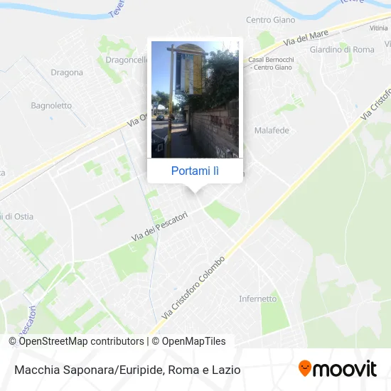 Mappa Macchia Saponara/Euripide