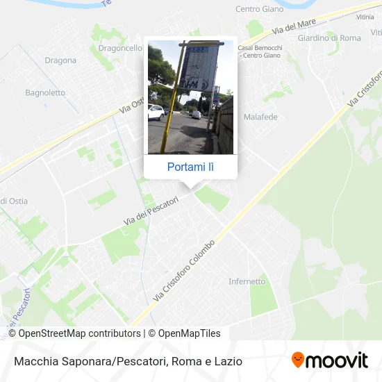 Mappa Macchia Saponara/Pescatori