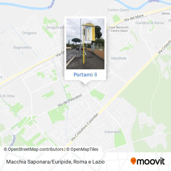 Mappa Macchia Saponara/Euripide