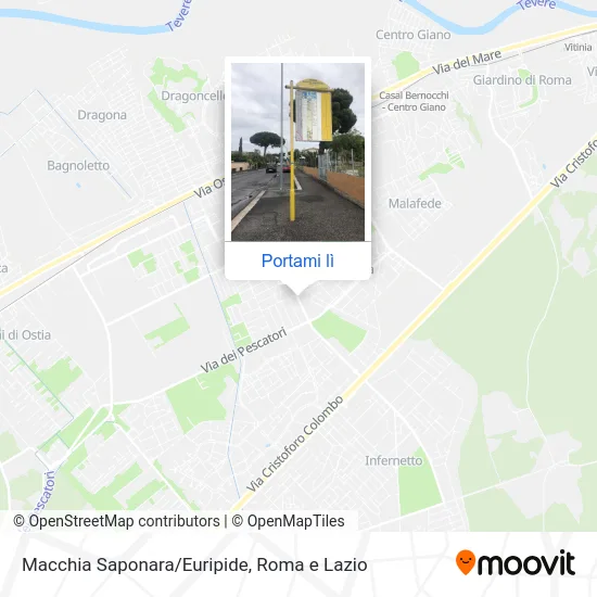 Mappa Macchia Saponara/Euripide