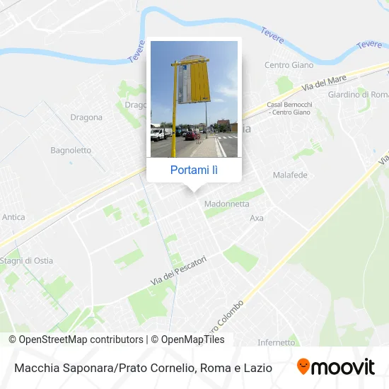 Mappa Macchia Saponara / Prato Cornelio