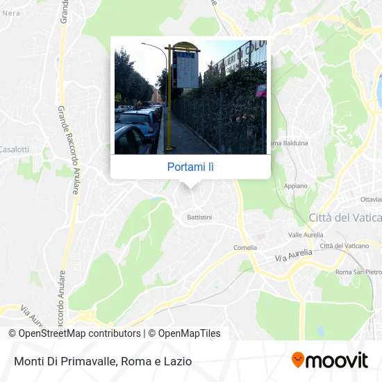 Mappa Monti Di Primavalle