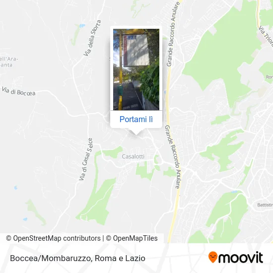 Mappa Boccea/Mombaruzzo