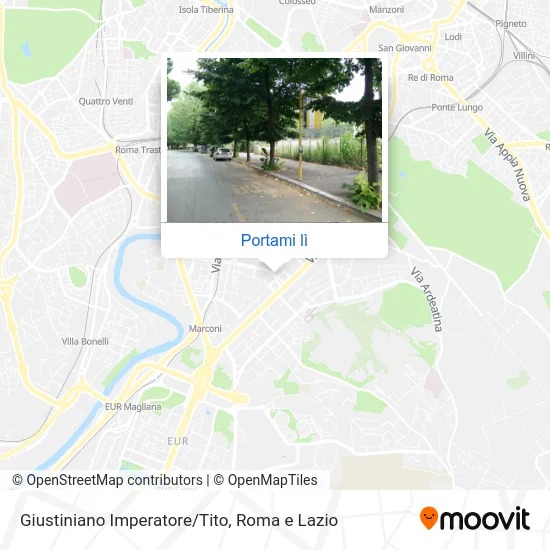 Mappa Giustiniano Imperatore/Tito