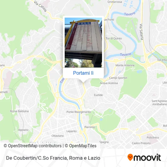 Mappa De Coubertin/C.So Francia