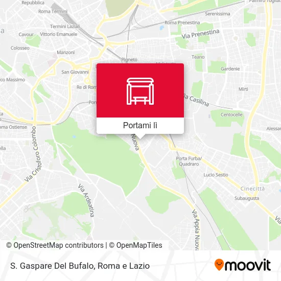 Mappa S. Gaspare Del Bufalo