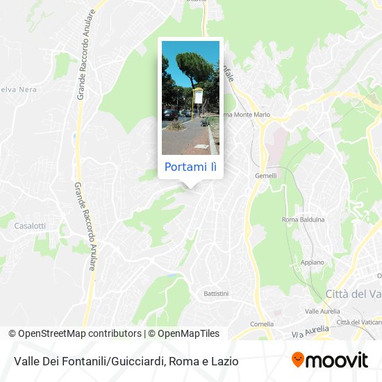 Mappa Valle Dei Fontanili/Guicciardi