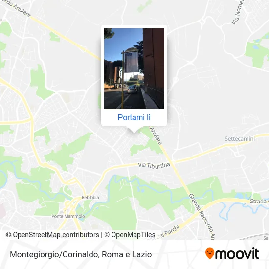 Mappa Montegiorgio/Corinaldo