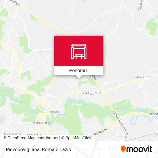 Mappa Pievebovigliana