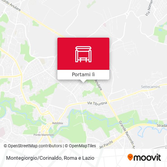 Mappa Montegiorgio/Corinaldo