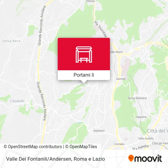 Mappa Valle Dei Fontanili/Andersen