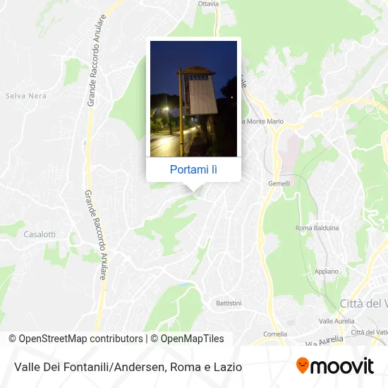 Mappa Valle Dei Fontanili/Andersen