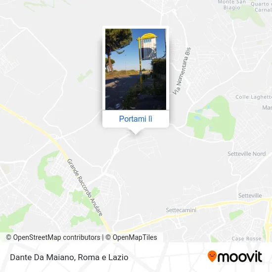 Mappa Dante Da Maiano