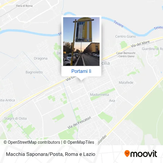 Mappa Macchia Saponara/Posta