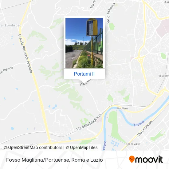 Mappa Fosso Magliana/Portuense
