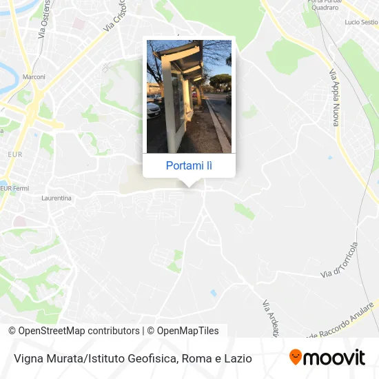 Mappa Vigna Murata / Istituto Geofisica