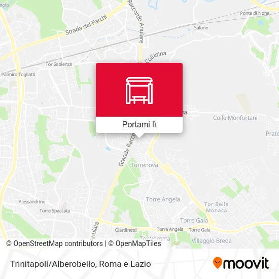 Mappa Trinitapoli/Alberobello