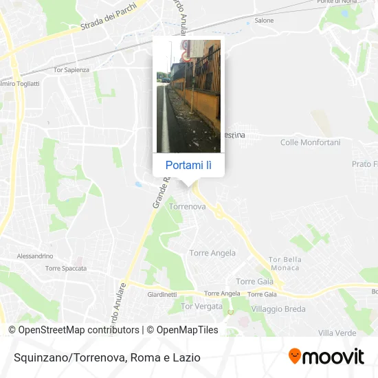 Mappa Squinzano/Torrenova