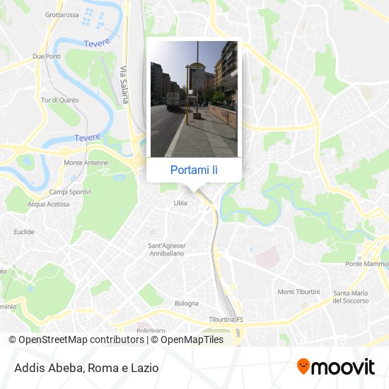 Mappa Addis Abeba