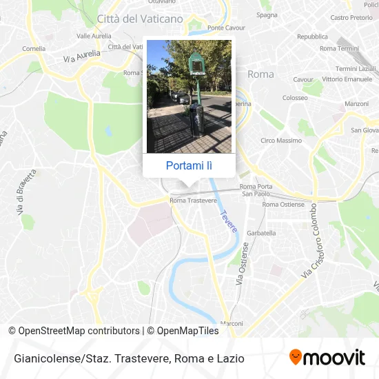 Mappa Gianicolense/Staz. Trastevere