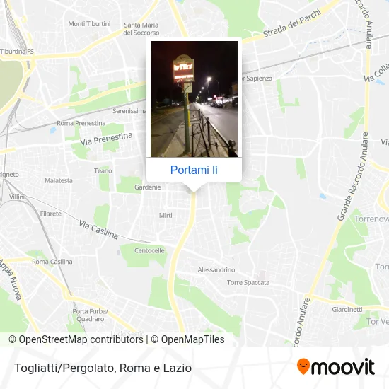 Mappa Togliatti/Pergolato