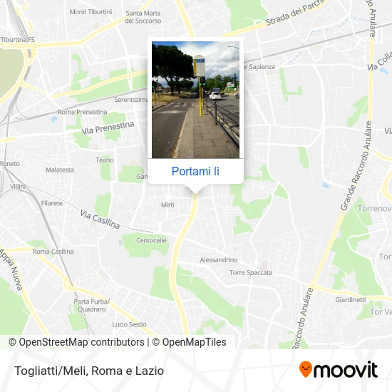 Mappa Togliatti/Meli