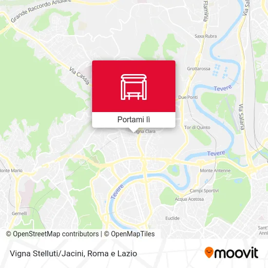 Mappa Vigna Stelluti/Jacini