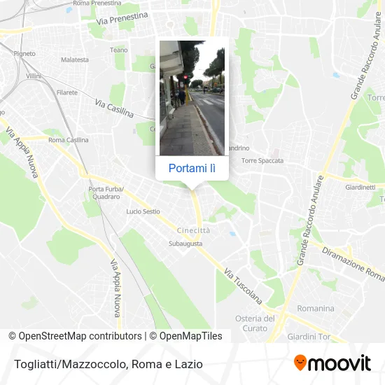 Mappa Togliatti/Mazzoccolo