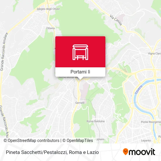 Mappa Pineta Sacchetti/Pestalozzi