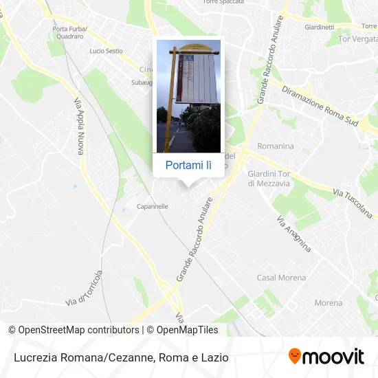 Mappa Lucrezia Romana/Cezanne