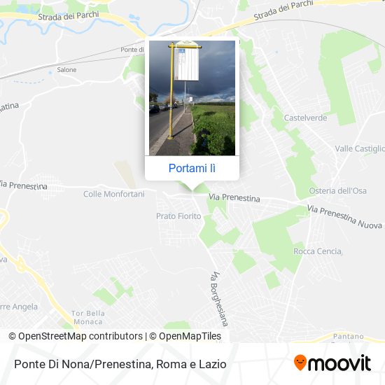 Mappa Ponte Di Nona/Prenestina