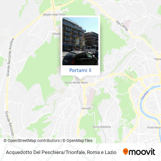 Mappa Acquedotto Del Peschiera / Trionfale