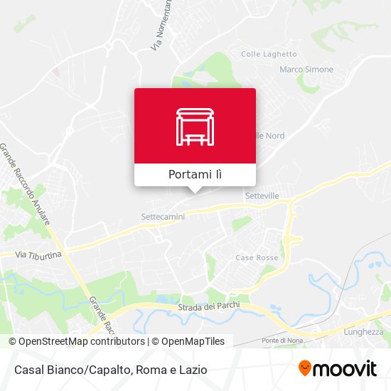 Mappa Casal Bianco/Capalto