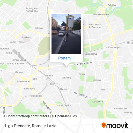 Mappa L.go Preneste