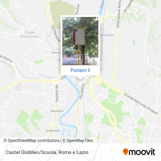 Mappa Castel Giubileo/Scuola