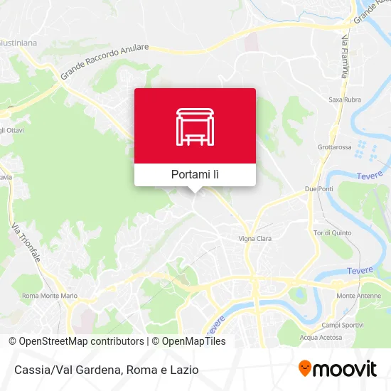 Mappa Cassia/Val Gardena