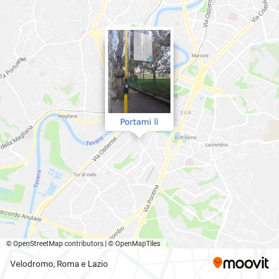 Mappa Velodromo