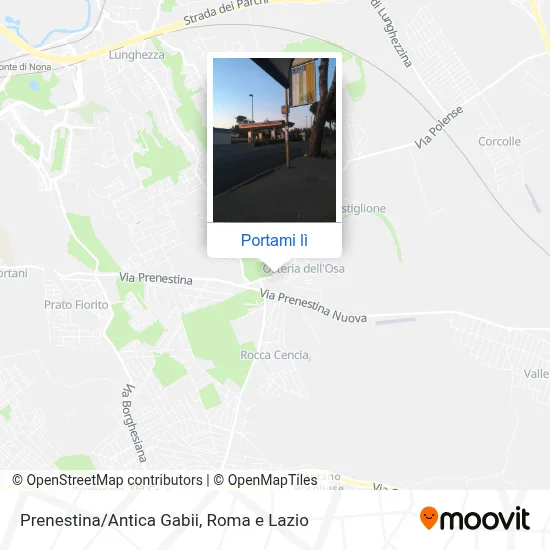 Mappa Prenestina/Antica Gabii