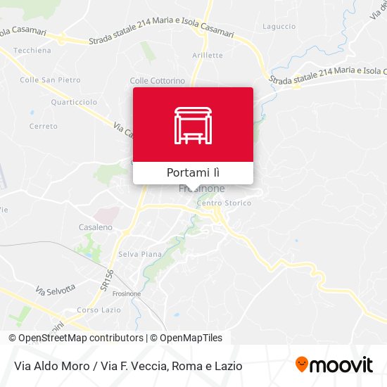 Mappa Via Aldo Moro / Via F. Veccia