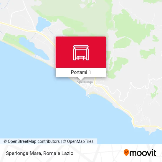 Mappa Sperlonga Mare