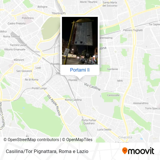Mappa Casilina/Tor Pignattara