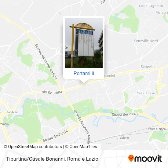 Mappa Tiburtina/Casale Bonanni