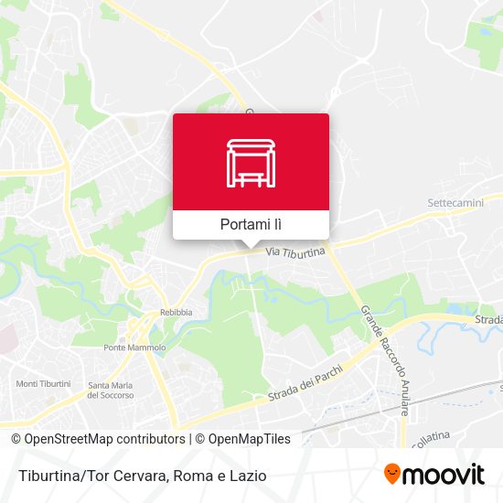 Mappa Tiburtina/Tor Cervara
