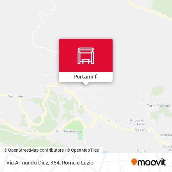 Mappa Via Armando Diaz, 354